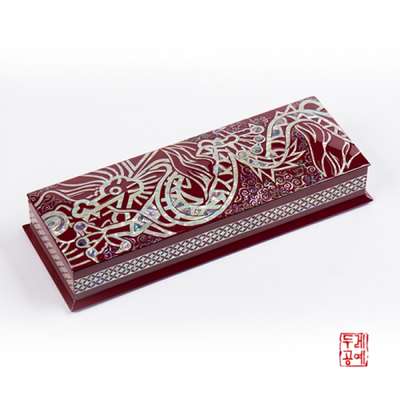 Cloud Dragon Brush Case (Red)