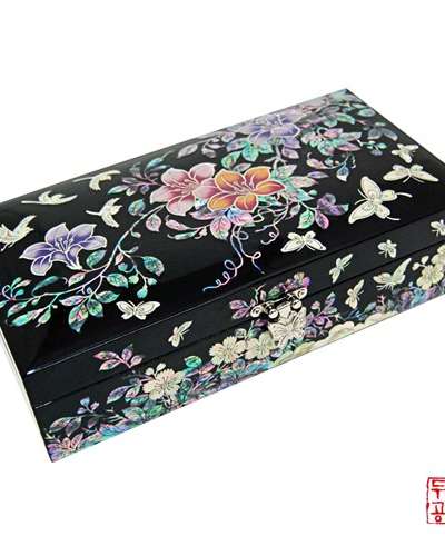 Mother-of-Pearl Inlay Memo Pad Box
