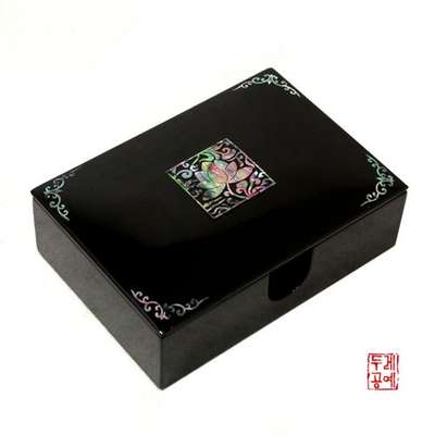 Traditional Business Card Case [Square Lotus]