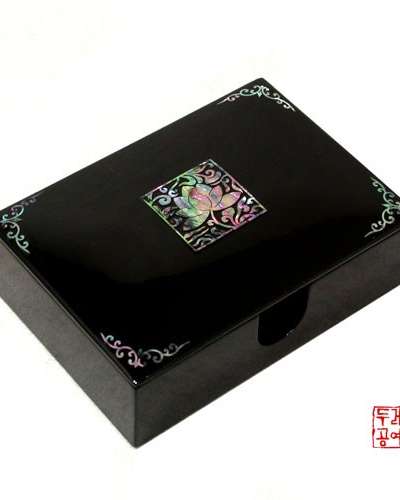 Traditional Business Card Case [Square Lotus]
