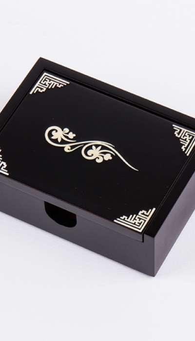 Business Card Case [Cloud Pattern Auto-Open]