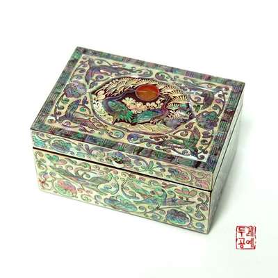 Yi Jo Scholars Automatic Business Card Case [Red Crane]