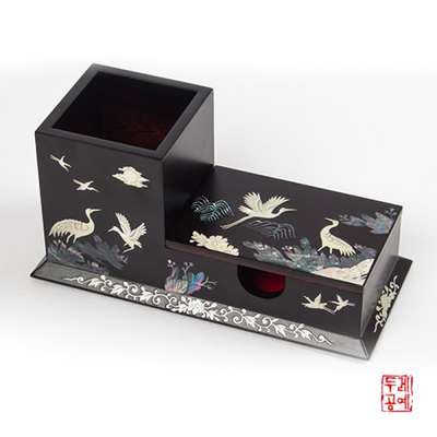 Song Hak-moon Business Card and Pen Holder Multi-Purpose Storage Box