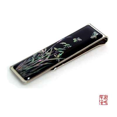 Orchid Money Clip