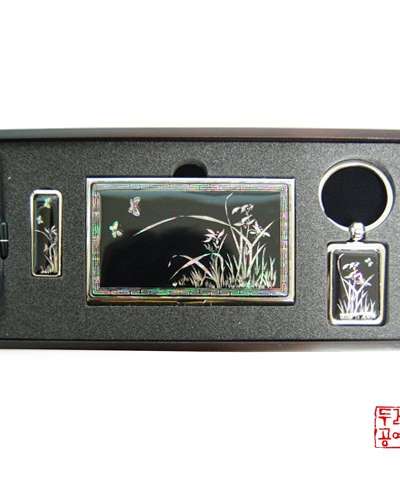 螺鈿 USB 3種セット(蘭)