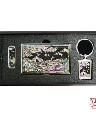 螺鈿 USB 3種セット(松鶴)