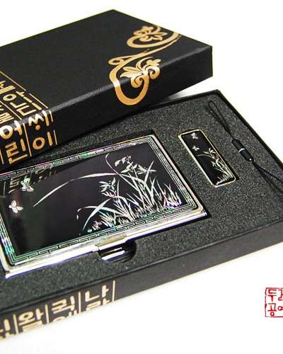 螺鈿 USB 2種セット(蘭)