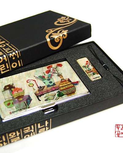 螺鈿 USB 2種セット(書架図)