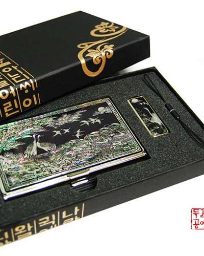 螺鈿 USB 2種セット(松鶴)