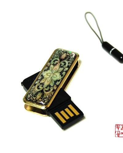 螺鈿 USBメモリ(4G) - 唐草