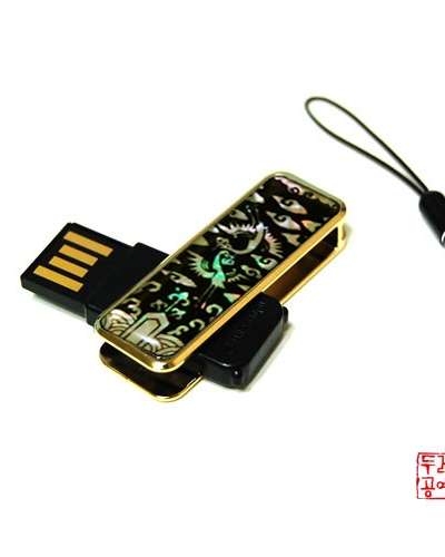 螺鈿 USBメモリ(4GB) - 胸背
