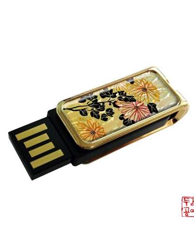 四君子 USBメモリ　　　　　[菊花]