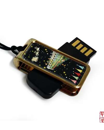 韓屋のクリスマス USBメモリ
