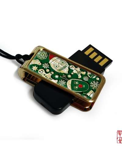 サンタクロース[グリーン] USBメモリ
