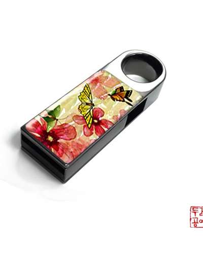 墨で描く花と蝶 OTG USB (8G)