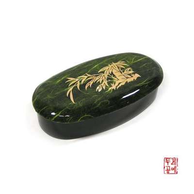 Bamboo Hanji Small Storage Box [Green]