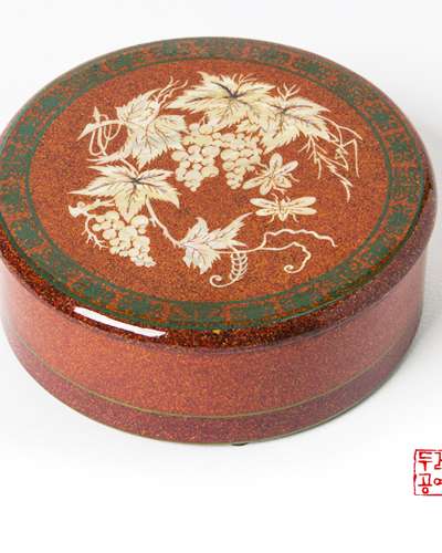 彩花円形多用途収納ボックス [小]