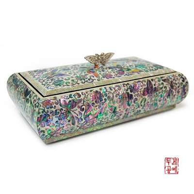 Colorful Butterfly and Flower Decoration Multi-Purpose Storage Box