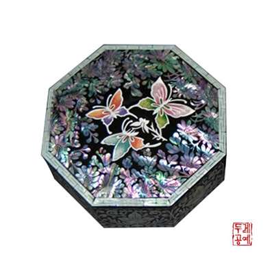 Butterfly Flower Pattern Octagonal Multi-Purpose Box