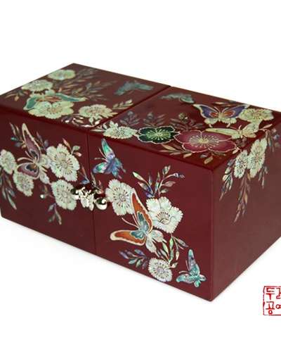 彩花花蝶双合