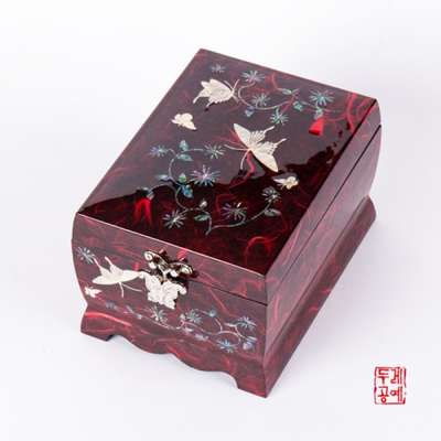 Butterfly Hanji Music Jewelry Box