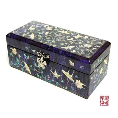 Hanji Jewelry Box [Butterfly Purple]