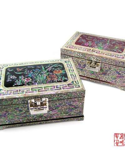 李朝四君子宝石箱