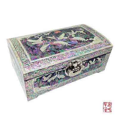 Moonlit Cranes Jewelry Box