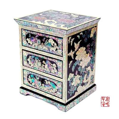 Blooming Peony Drawer Jewelry Box