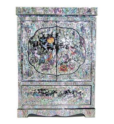 Crane Flock Double-Door Jewelry Box