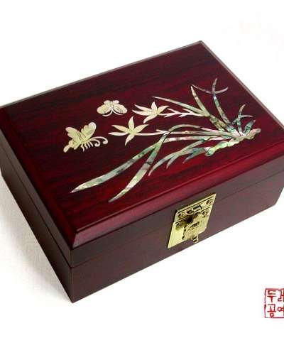 象嵌細工宝石箱【蘭】