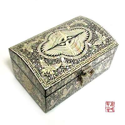 Yi Jo Gulrim Jewelry Box [Butterfly and Cranes - Small]