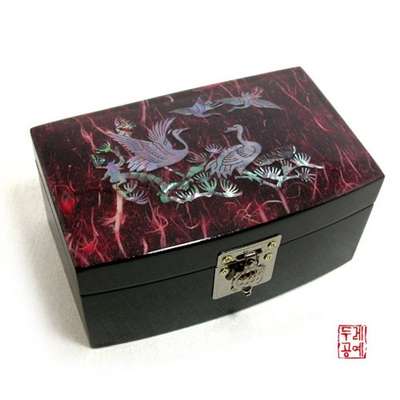 Hanji Turtle Jewelry Box [Red]