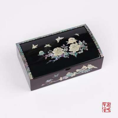 Peony and Butterfly Automatic Jewelry Box