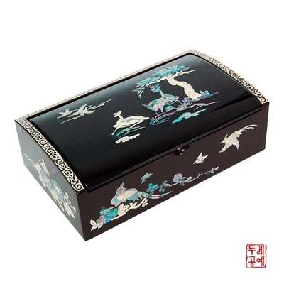 Flower Deer Auto-Open Jewelry Box