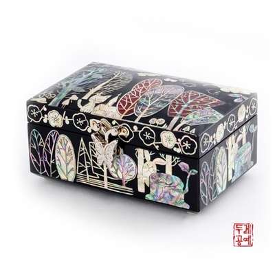 Forest Walk Jewelry Box (Black)