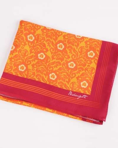 Rose of Sharon Pattern Scarf (Red)