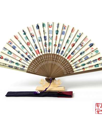 Baeksu Baekbok Folding Fan
