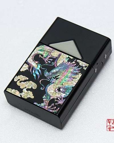 Mother-of-Pearl Inlay Cigarette Case