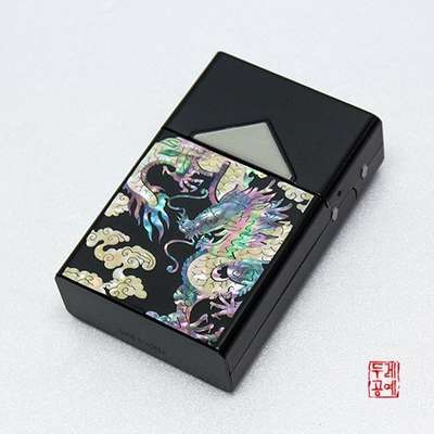 Mother-of-Pearl Inlay Cigarette Case