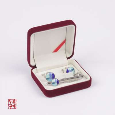 Cloisonné Tie Pin Set
