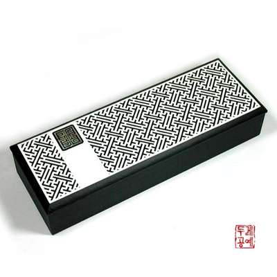 Hanji Mother-of-Pearl Pen Case (Black)