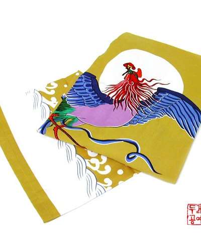 鳳凰文様エプロン