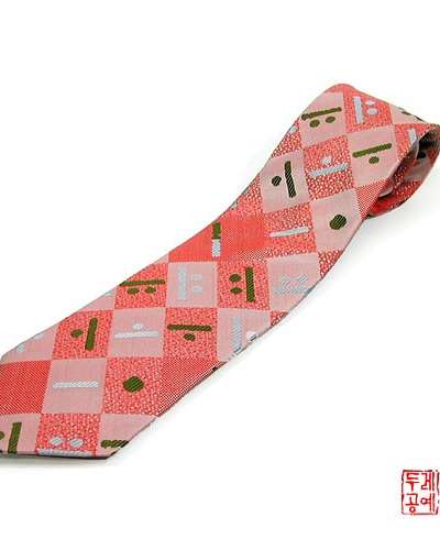 Hangeul Pattern Necktie 2