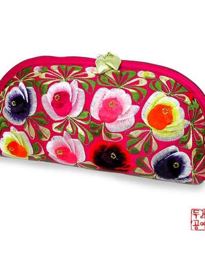 Flower Embroidery Wallet
