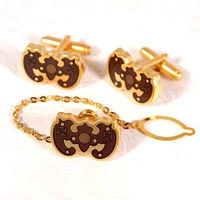 Tie Clip Set_Bat Pattern