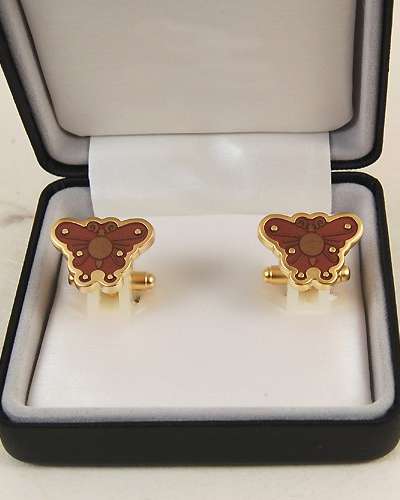 Cufflinks - Butterfly Pattern