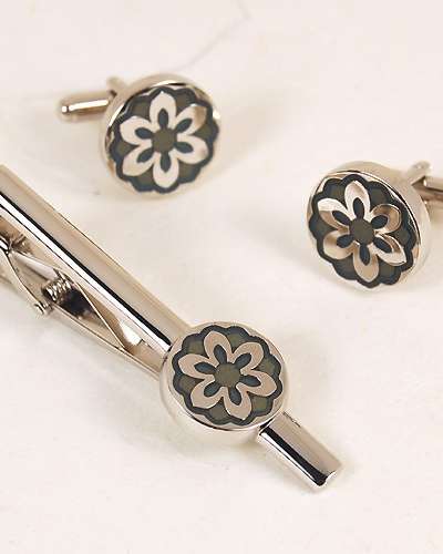 Tie Pin Set - Dancheong Pattern