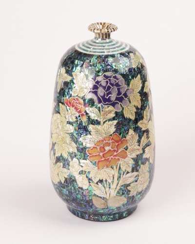 Peony Tafal Maebyeong Ceramic Vase