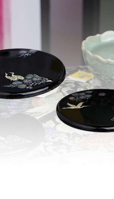 松鶴コースターセット (2pcs)